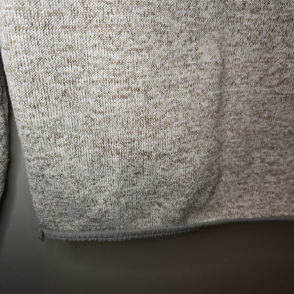 Goodfellow & Co. Men’s Regular Fit Pullover 1/4 Button Sweater Beige Size Medium