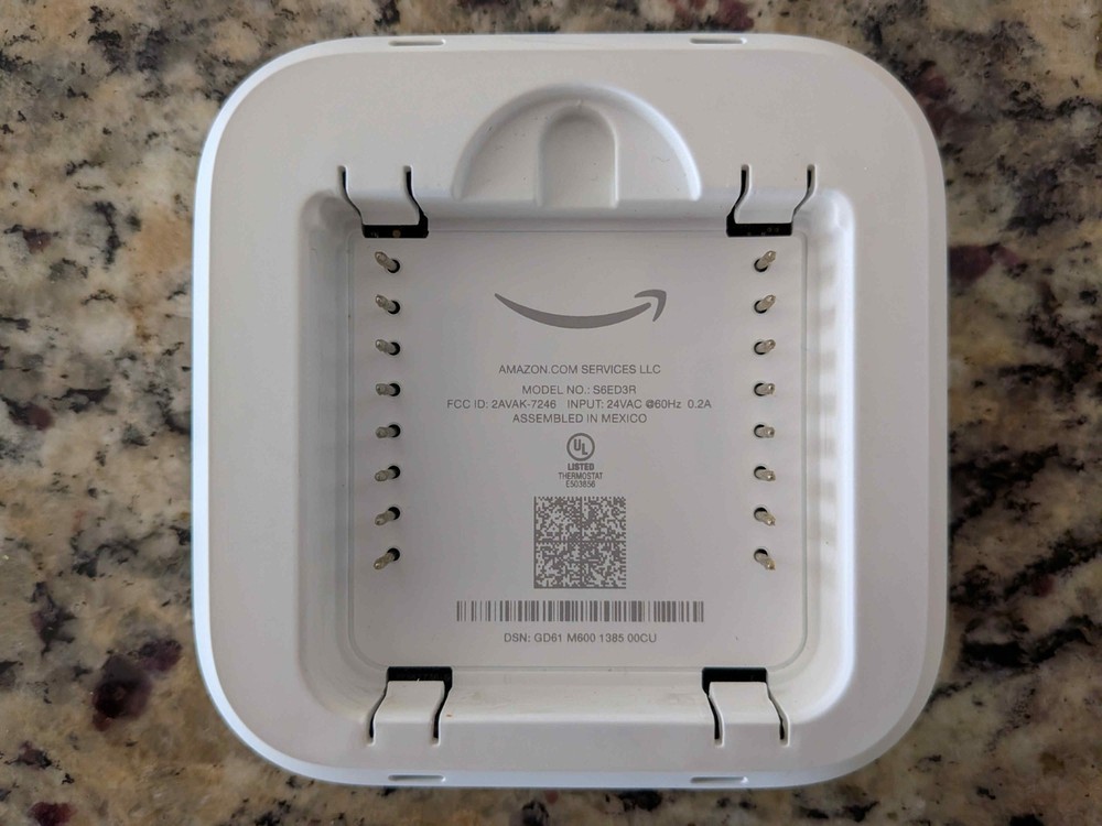 Amazon Smart Thermostat, Programmable, Works With Alexa, C-Wire required