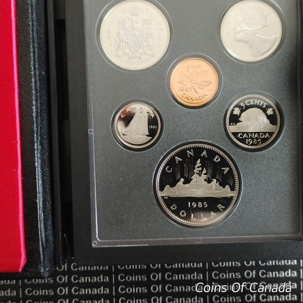 1985 Canada 7 Coin Proof Set - With Special Edition Silver Dollar #coinsofcanada