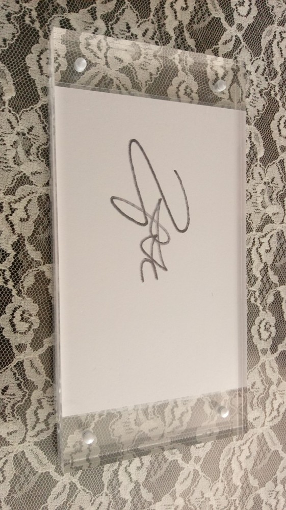 SIGNED Tupac Shakur AUTOGRAPHED 4x6 Paper Card RARE Rap Music HTF Legendary 2PAC