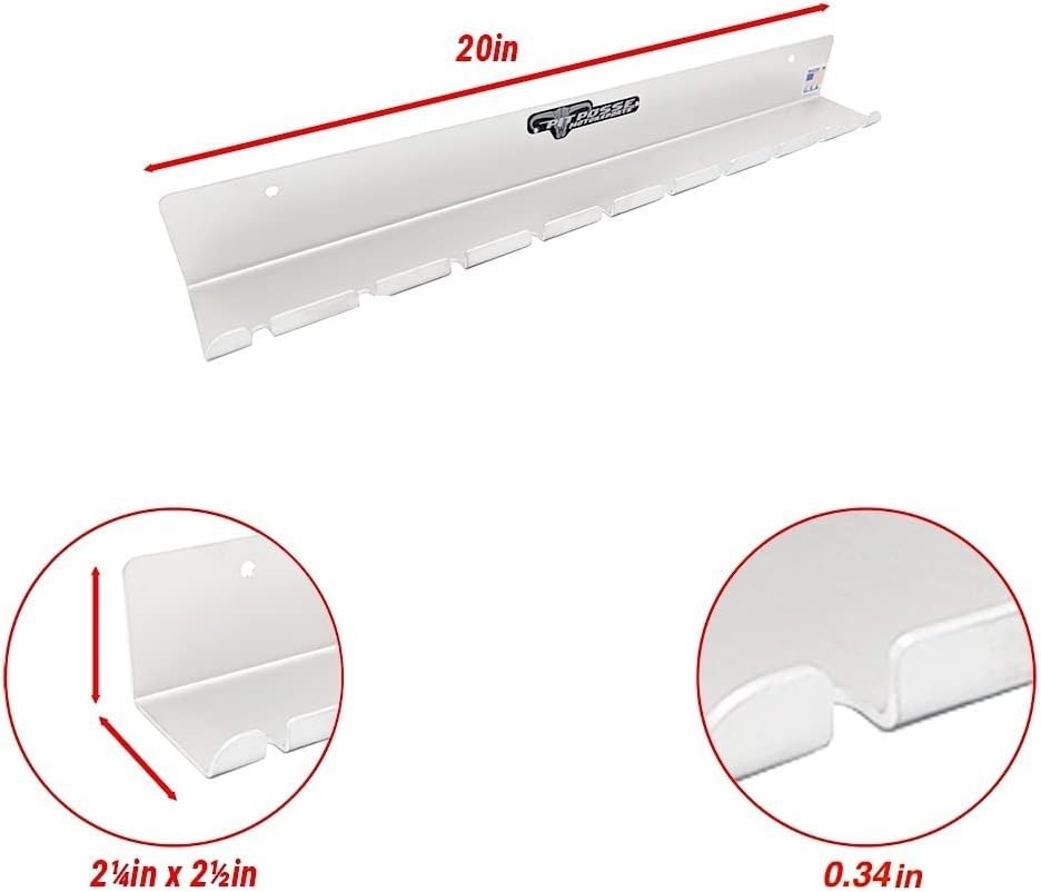 Aluminum Air Tool Storage Rack - Space-Saving Solution-