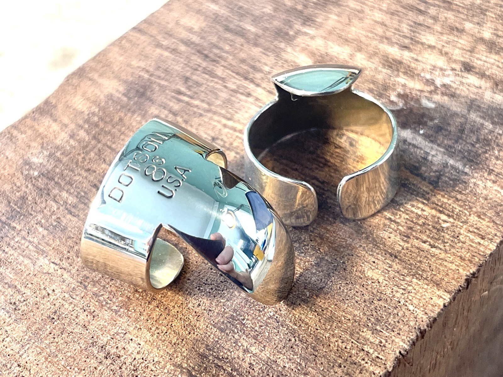 Dotson 8s Finger Picks National Oval 8 Comfort Band Banjo Dobro Steel Guitar