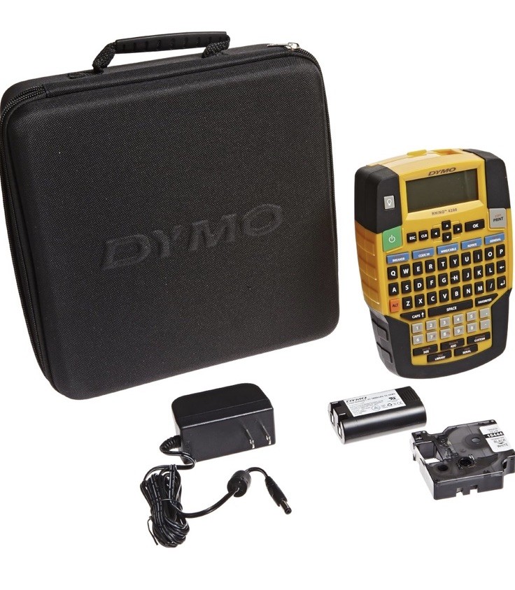 DYMO Rhino 4200 All Purpose Labeling Tool Portable Case Kit Label Maker - Sealed