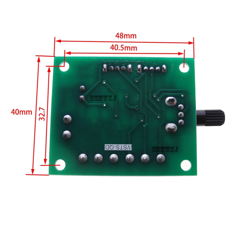 2X BLDC Brushless DC Motor Speed Controller Adjustable DC12V/24V Speed Regulator