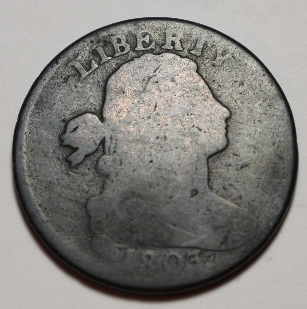 1803 Large Cent RT166
