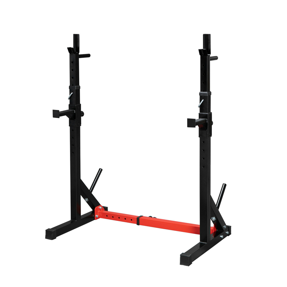 Multi-function Home Fitness Adjustable Barbell Stand Squat Bench Press Trainer
