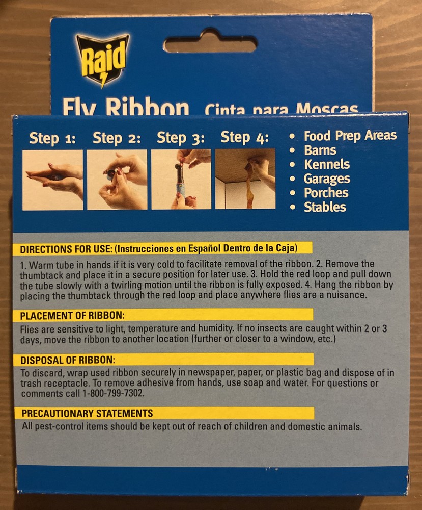 Raid Fly Ribbon Trap 10 Pack