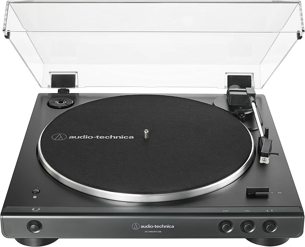 Audio-Technica Fully Automatic 2-Speed Belt-Drive Bluetooth Turntable - Black