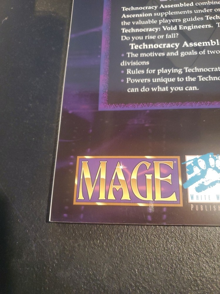 Technocracy Assembled 2 Sourcebook For Mage The Ascension 2000 Nos Ww4209