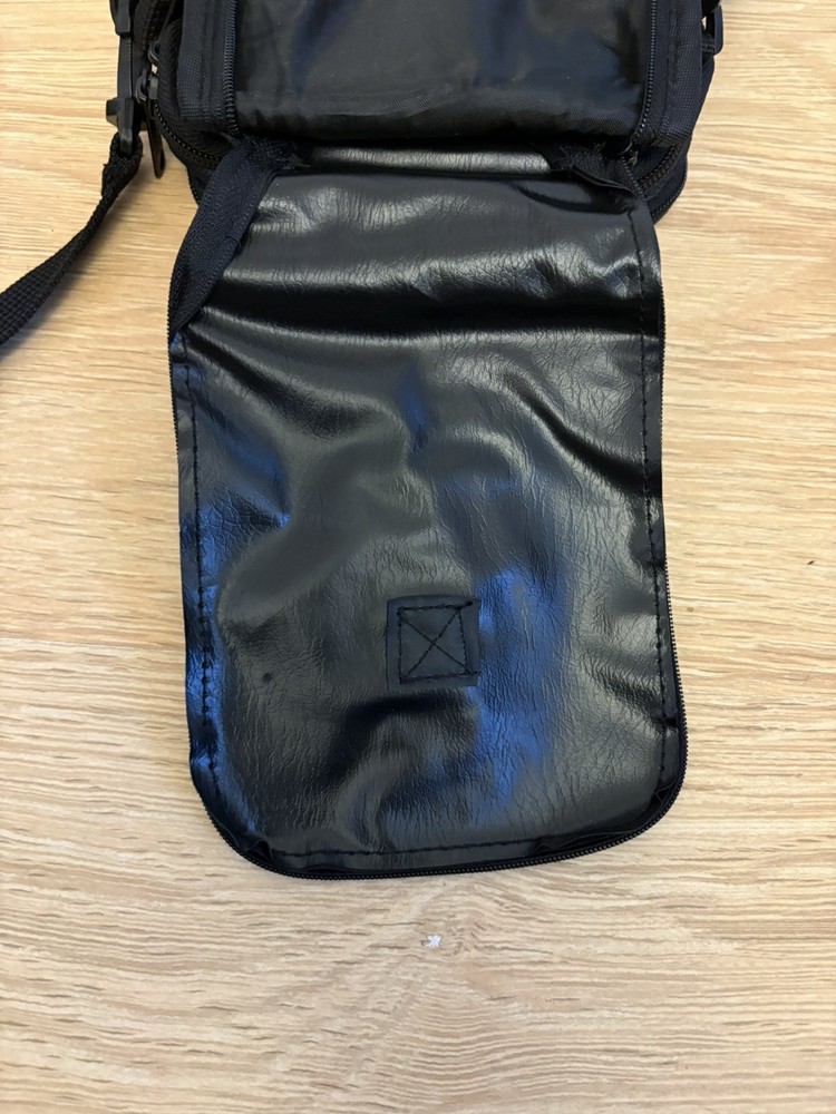 BMW logo Shoulder Bag / multi pocket.adjustable strap.