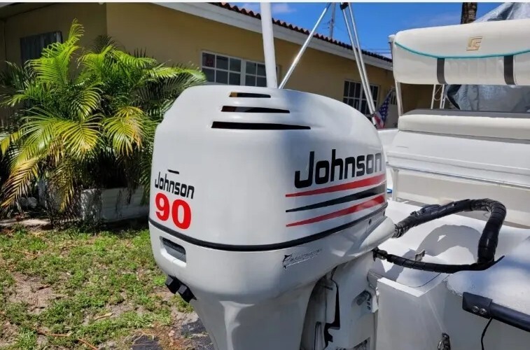 Johnson Outboard custom decals 90 hp