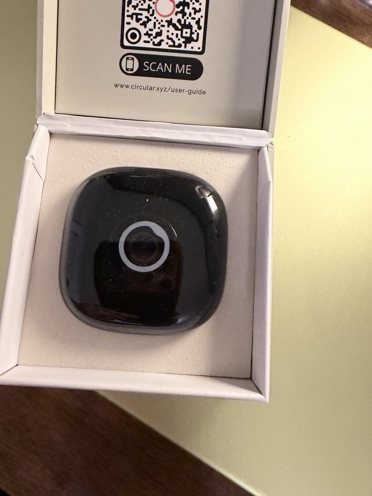 Circular Ring 2 Smart Ring Size 9 Black (Open box)