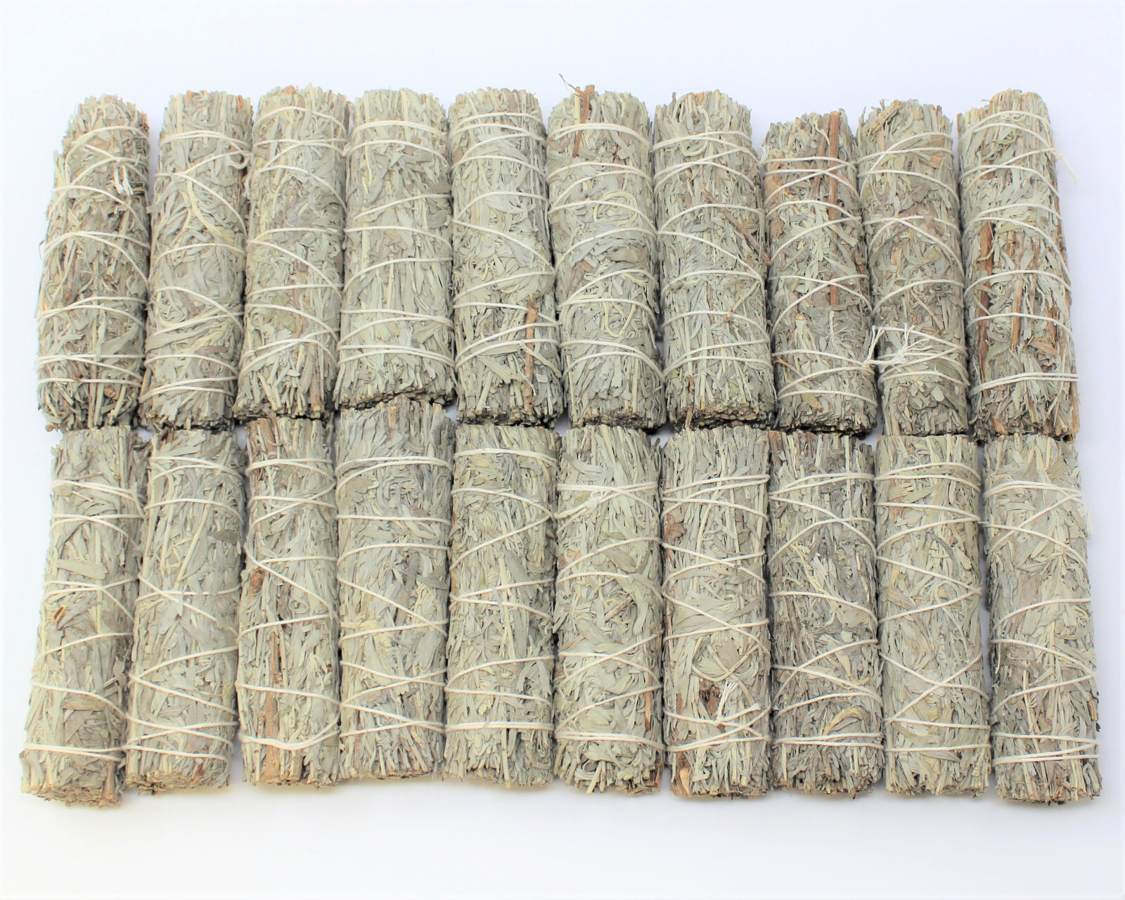 Blue Sage Smudge Stick 4-5 " (Herb, Remove Negative Energy, Smudge Bundle)