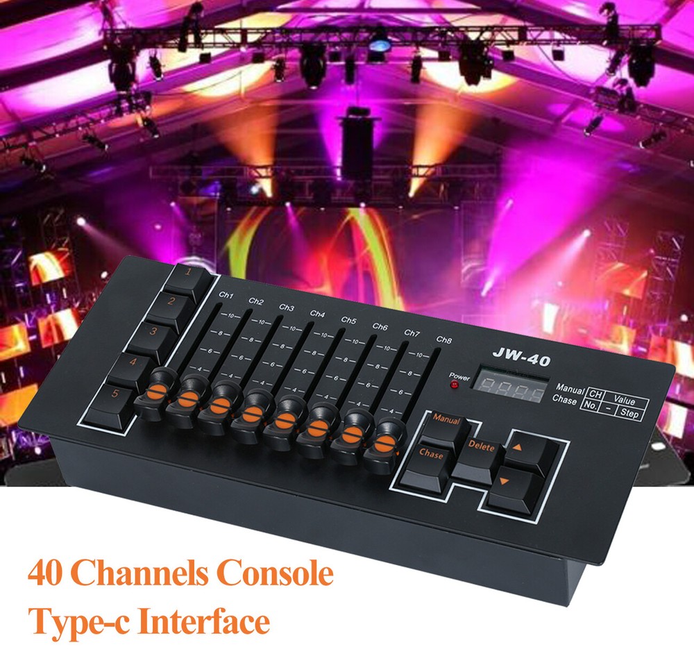 DMX512 40 Channels Operator Controller Console For Stage Lighting DJ Disco Party