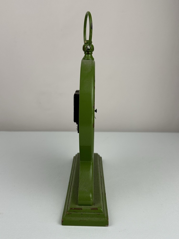 Decorative Green Clock Tabletop Desktop
