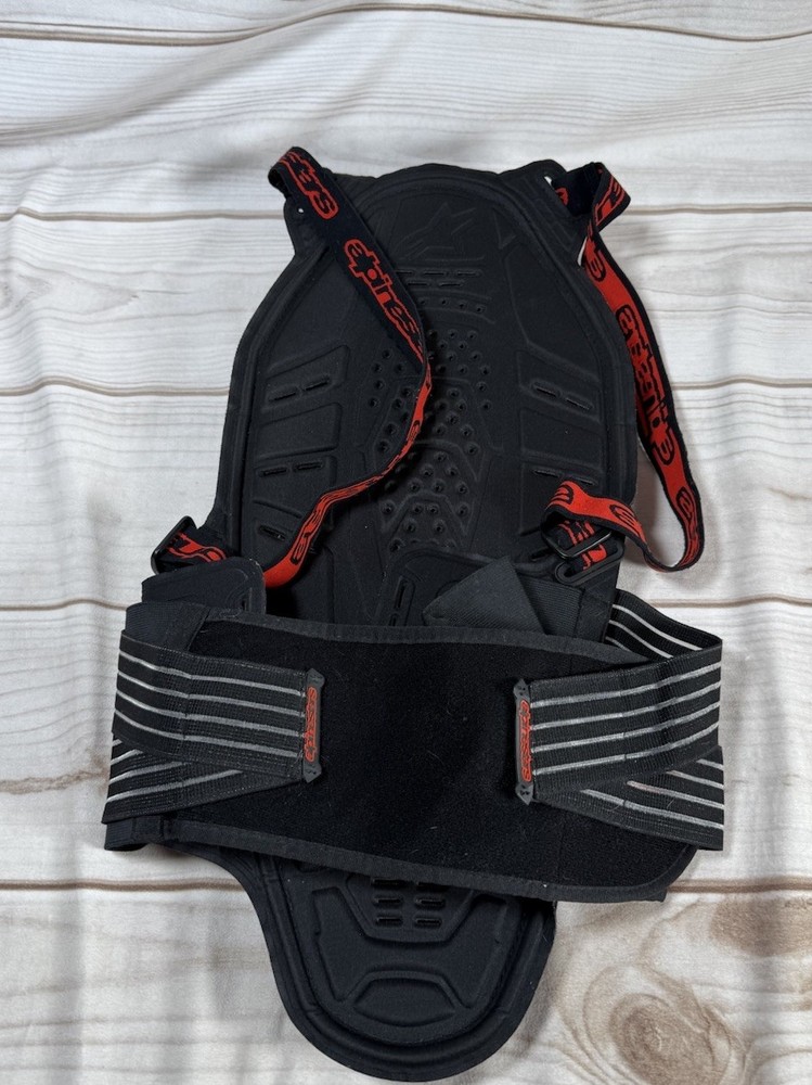 Alpinestars Bionic Back Protector Adjustable Waist Lightweight Durable Black Lg