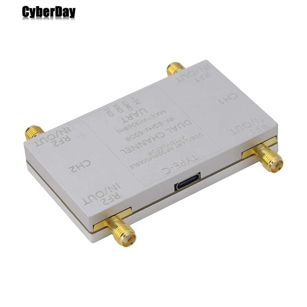 RF-8GHz-60DB Dual Channel Programmable RF Attenuator (Main Unit + ) for PC