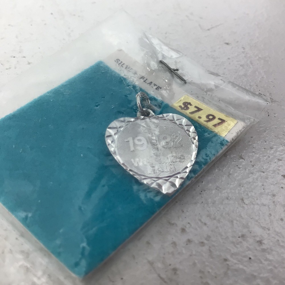 1982 Worlds Fair Silver Plated Charm