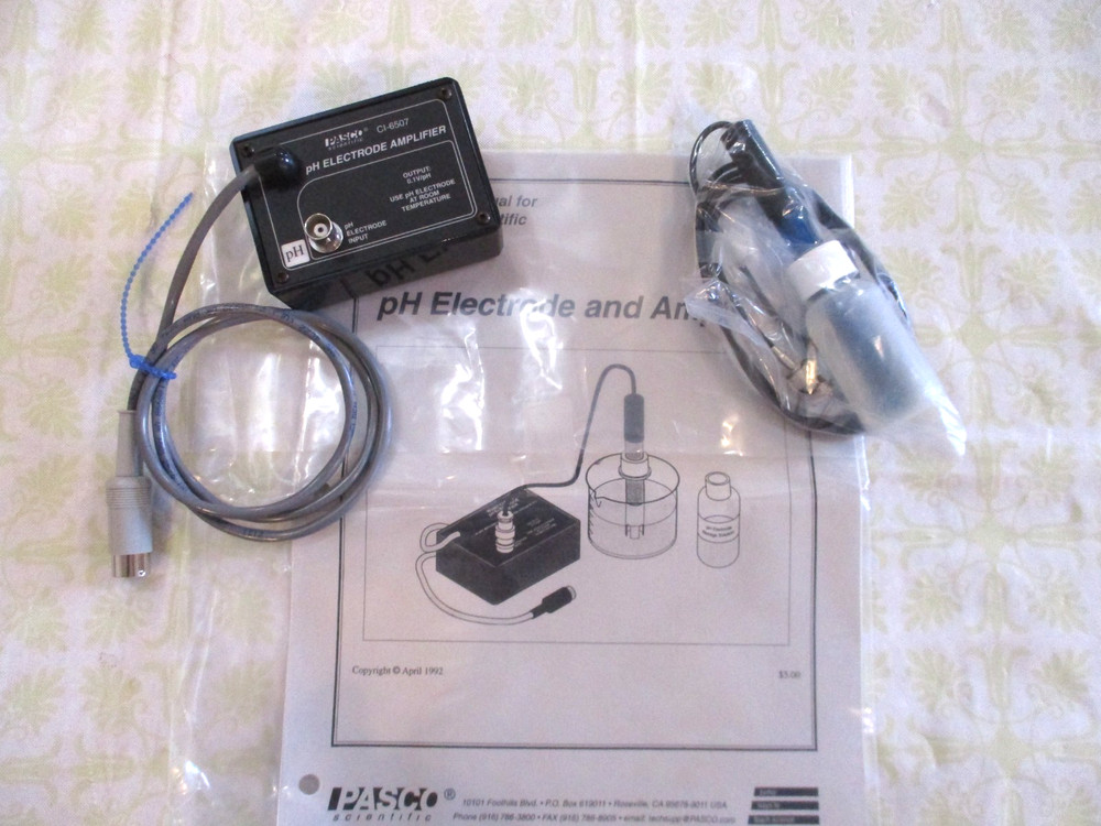 PASCO-CI-6507 pH Electrode And Amplifier