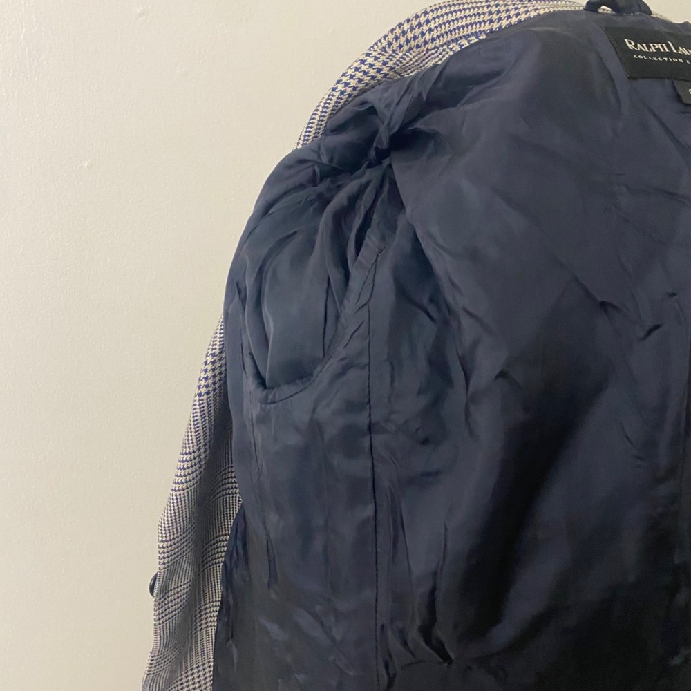 Ralph Lauren Collection Houndstooth Blazer Jacket Size 8