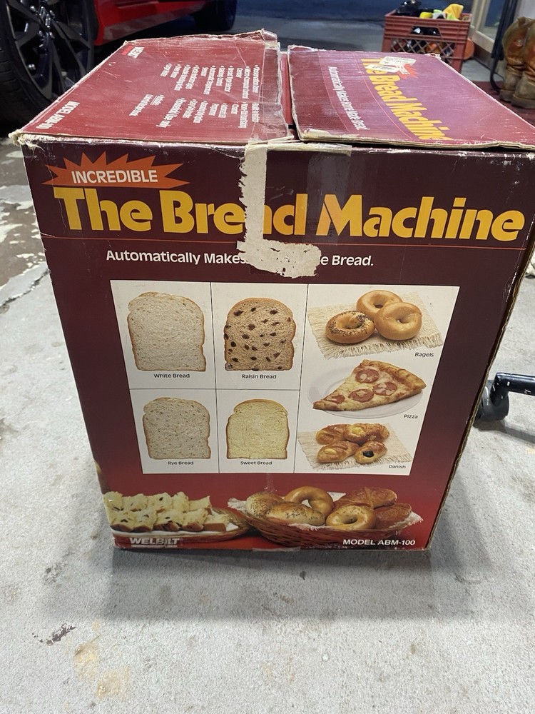Wel-Bilt ABM-100 Bread Machine White Observation Dome Micro-Computer Control