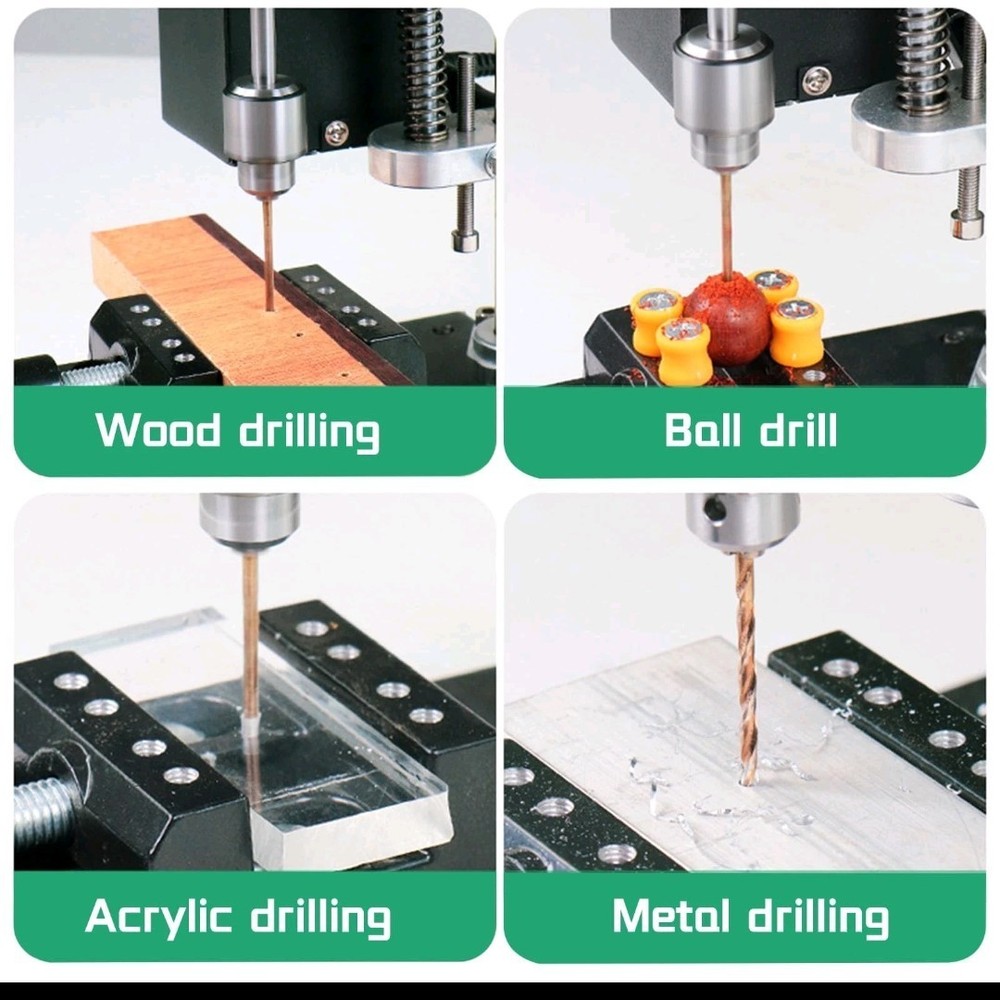 200W Mini Benchtop Drill Press B10 Chuck