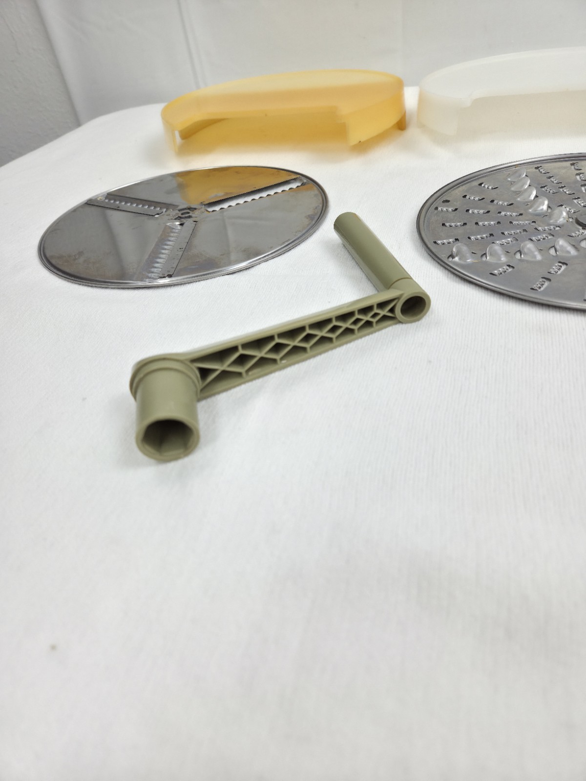 POPEIL'S Kitchen Magician Parts Disk Sides A,B,C &D Handle Guards Vintage 1970