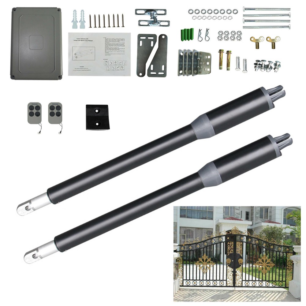 Low Voltage Motor Double Armed Swing Electric Hinged Auto Gate Operator Dc 24v