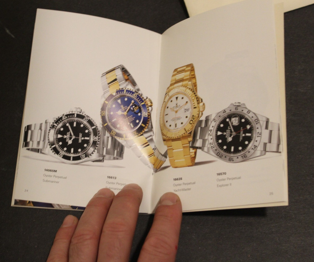 Rolex Paperwork Pricelist Catalog