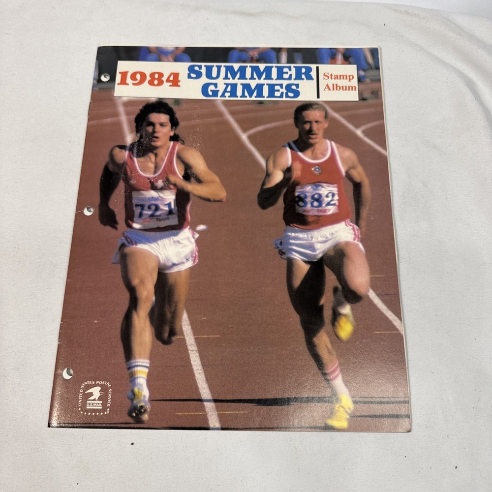 USPS Stamp Albums: ‘82 Science, ‘84 Costumes, ‘84 Olympics & ‘83 Commemoratives