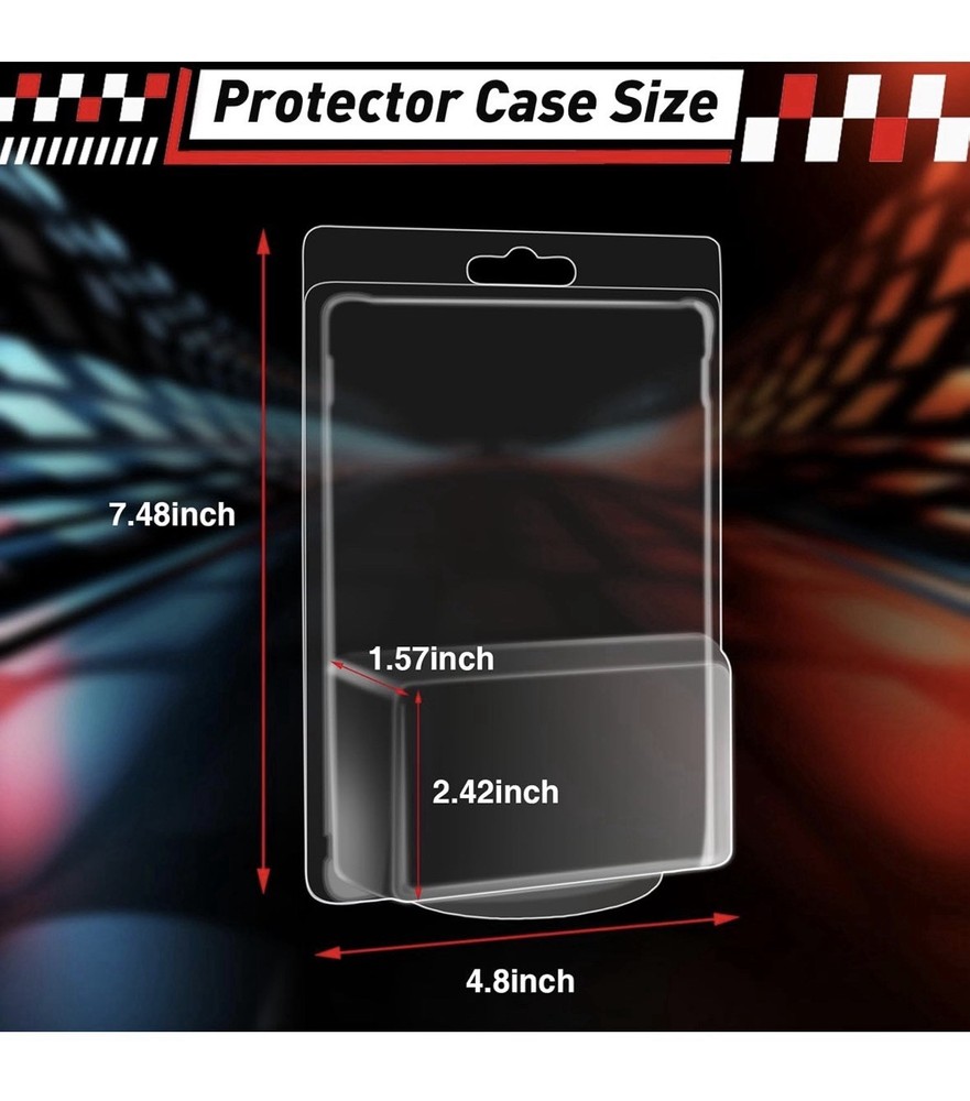 12Pack Clear Protector Case Plastic Display For Hot Wheels & Matchbox Basic Car