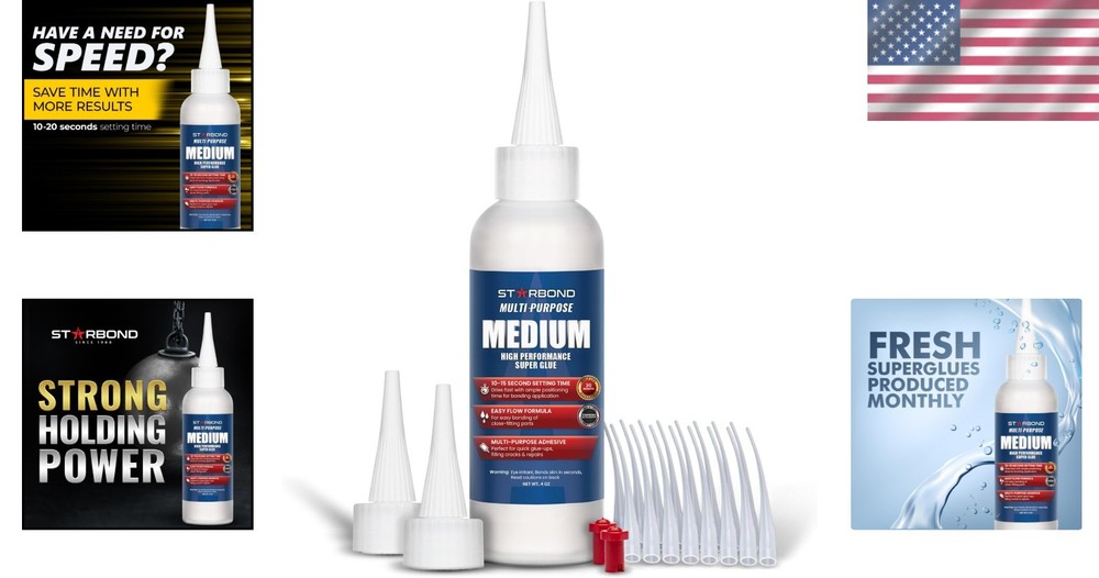 Cyanoacrylate Glue - Extra Cap & Microtips