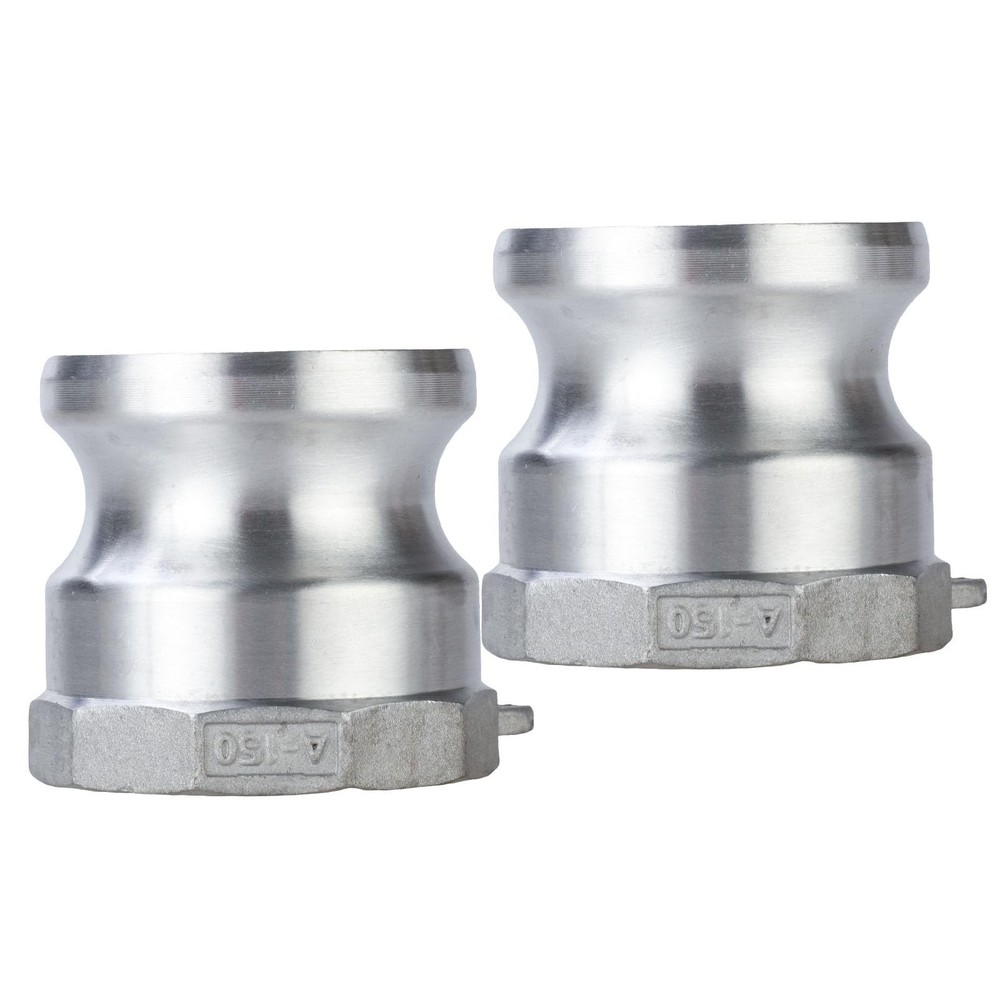 1.5 Inch Type A Camlock Fitting Connector 2 Pack Cam and Groove Coupling