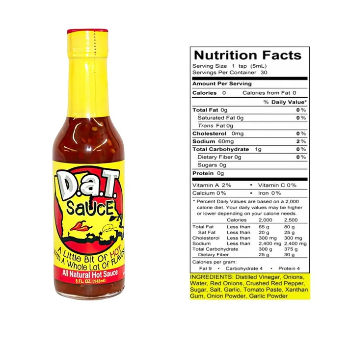 Dat Sauce Hot All-Purpose Sauce 5 oz