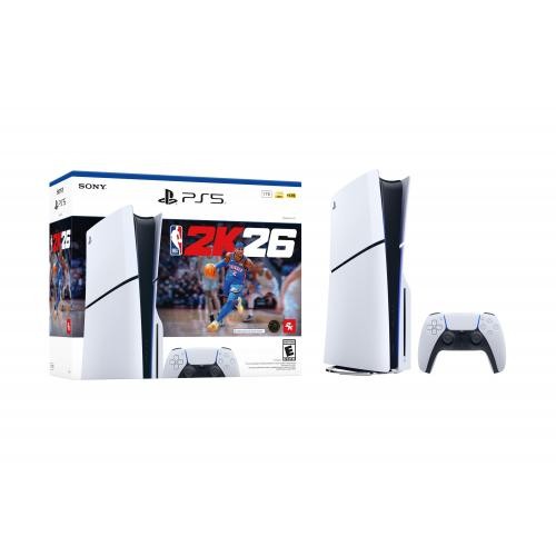 Open Box: PlayStation 5 Disc Slim Edition NBA 2K26 Bundle - Includes PS5 Console