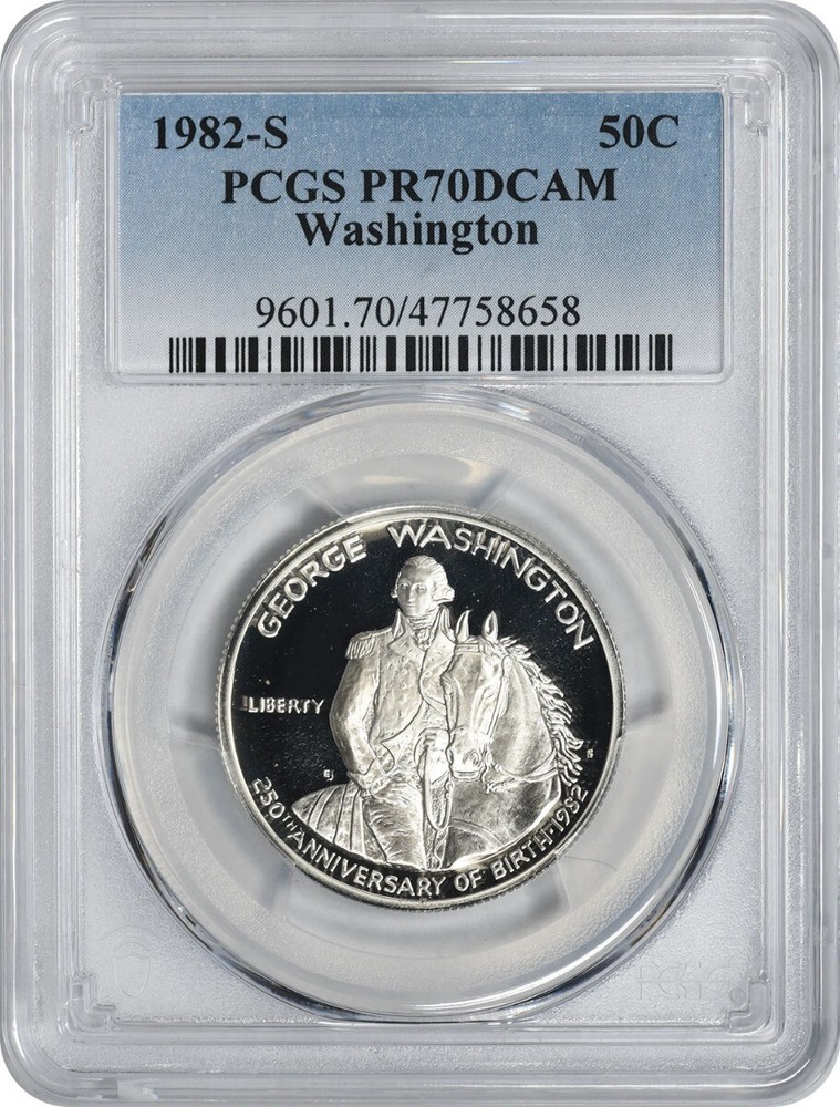 1982-S Washington Commemorative Silver Half Dollar PR70DCAM PCGS