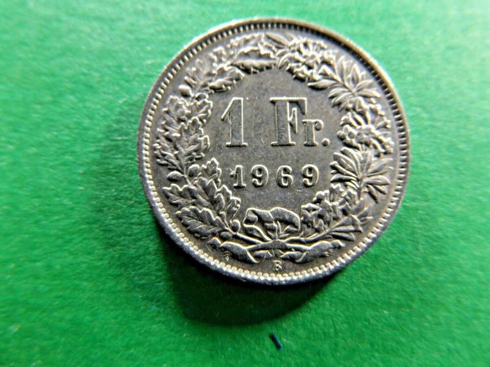 SWITZERLAND 1969 1 Franc