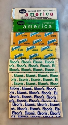 Vintage Gum Wrapper Lot 175+ Wrigley Adams Beech-Nut Lotte Chiclets Internationa