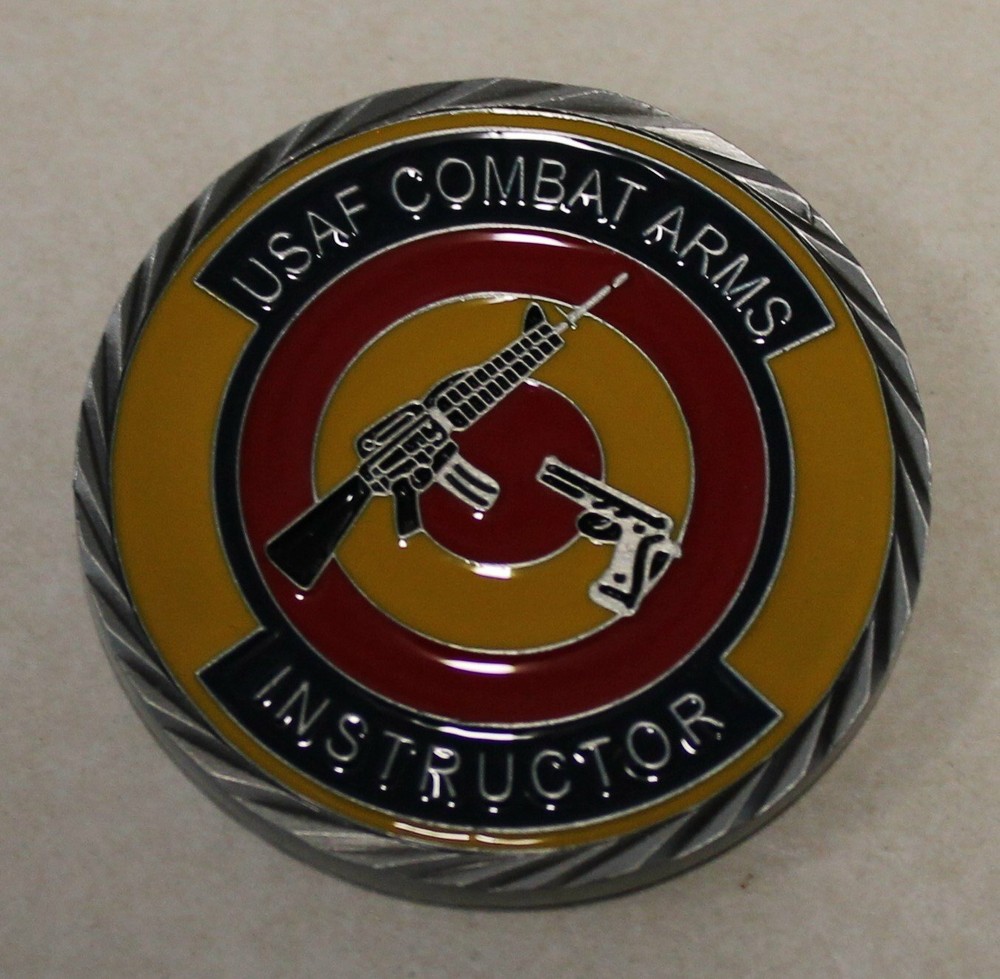 COMBAT ARMS INSTRUCTOR CATM Color Version Air Force Challenge Coin