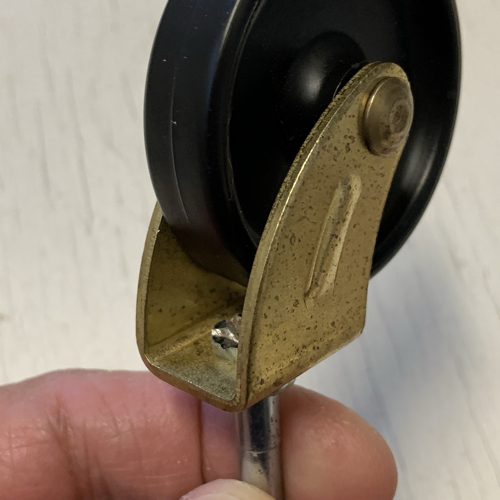 Set Of 4 Tea Cart Caster Wheels With 4 Sockets 2” Diameter Wheels By 7/16” Wide