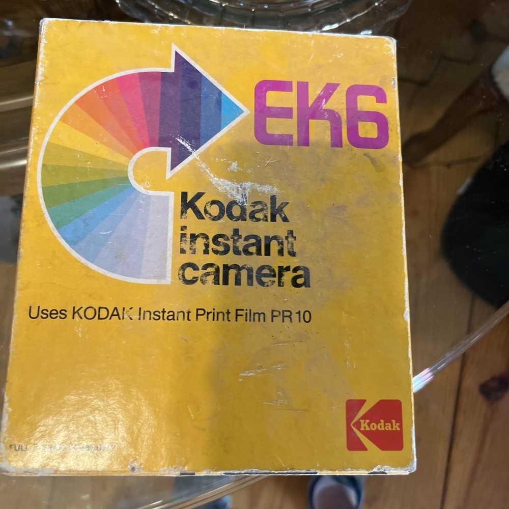 Kodak EK6 Instant Camera W/ Box Untested