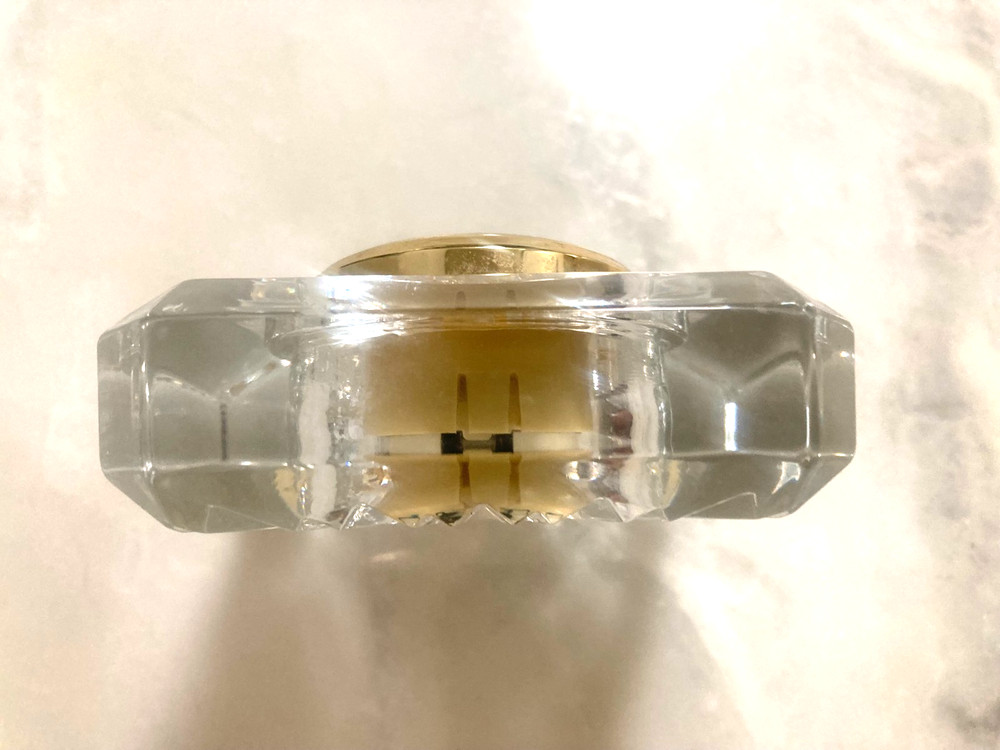 Staiger Oval Crystal Desk Clock Working