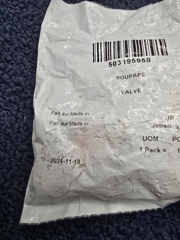503195958: HEAVY DUTY VALVE REPLACEMENT