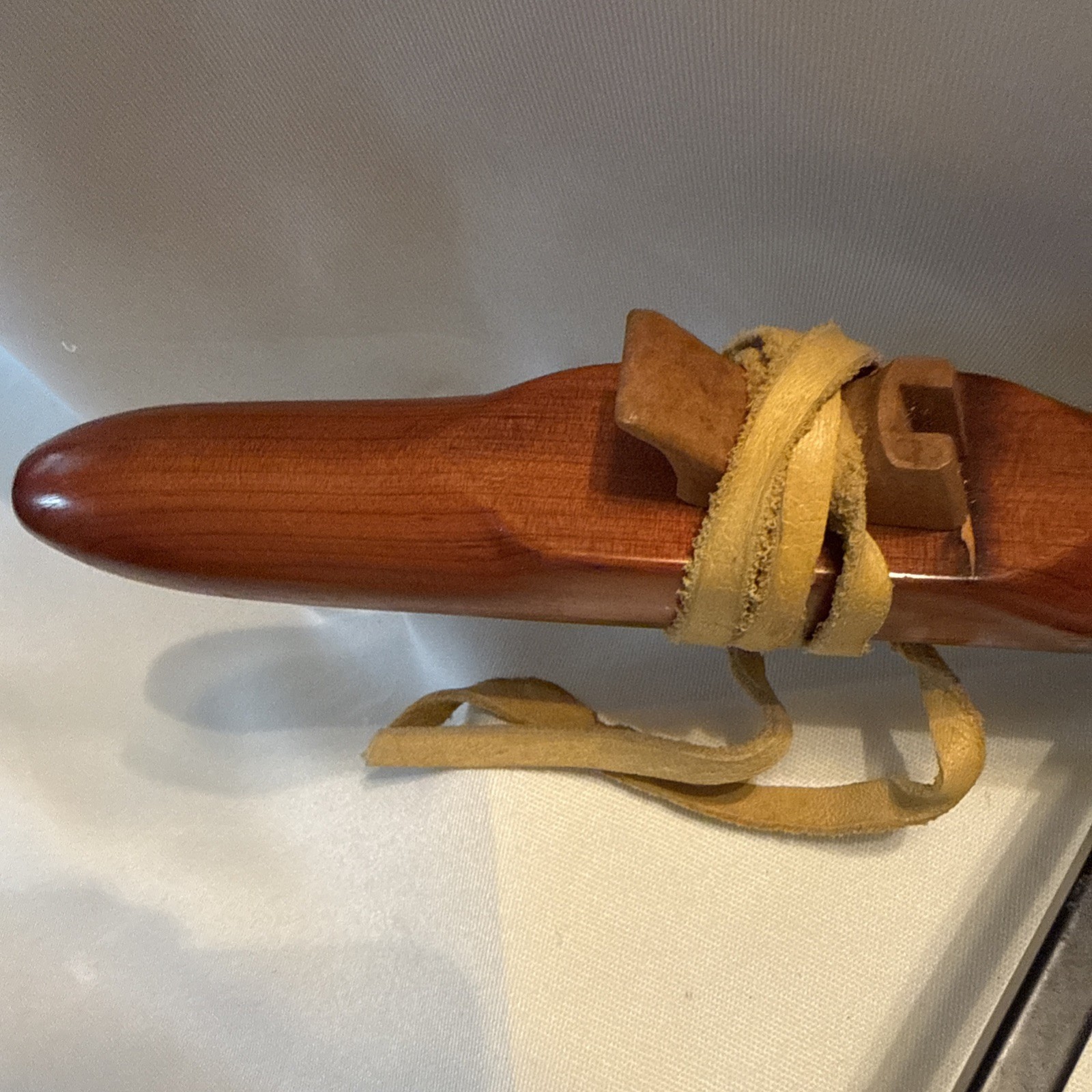 Native American Handmade Wooden 5 Hole Flute With Bag