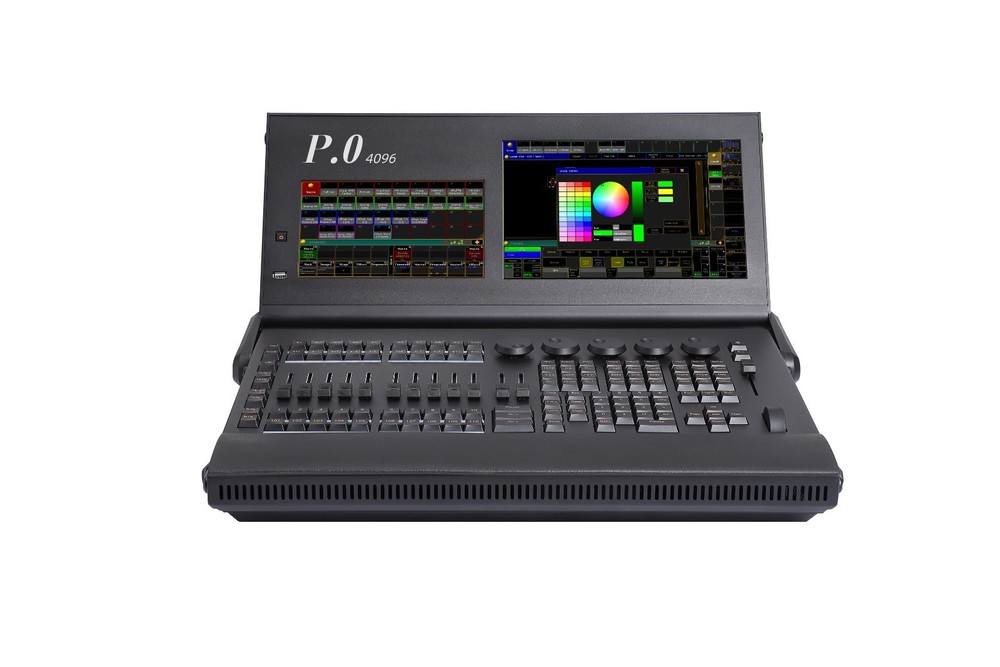 Motorized 4096CH dmx512 light System Controller Ma2linux console+ led fader+case