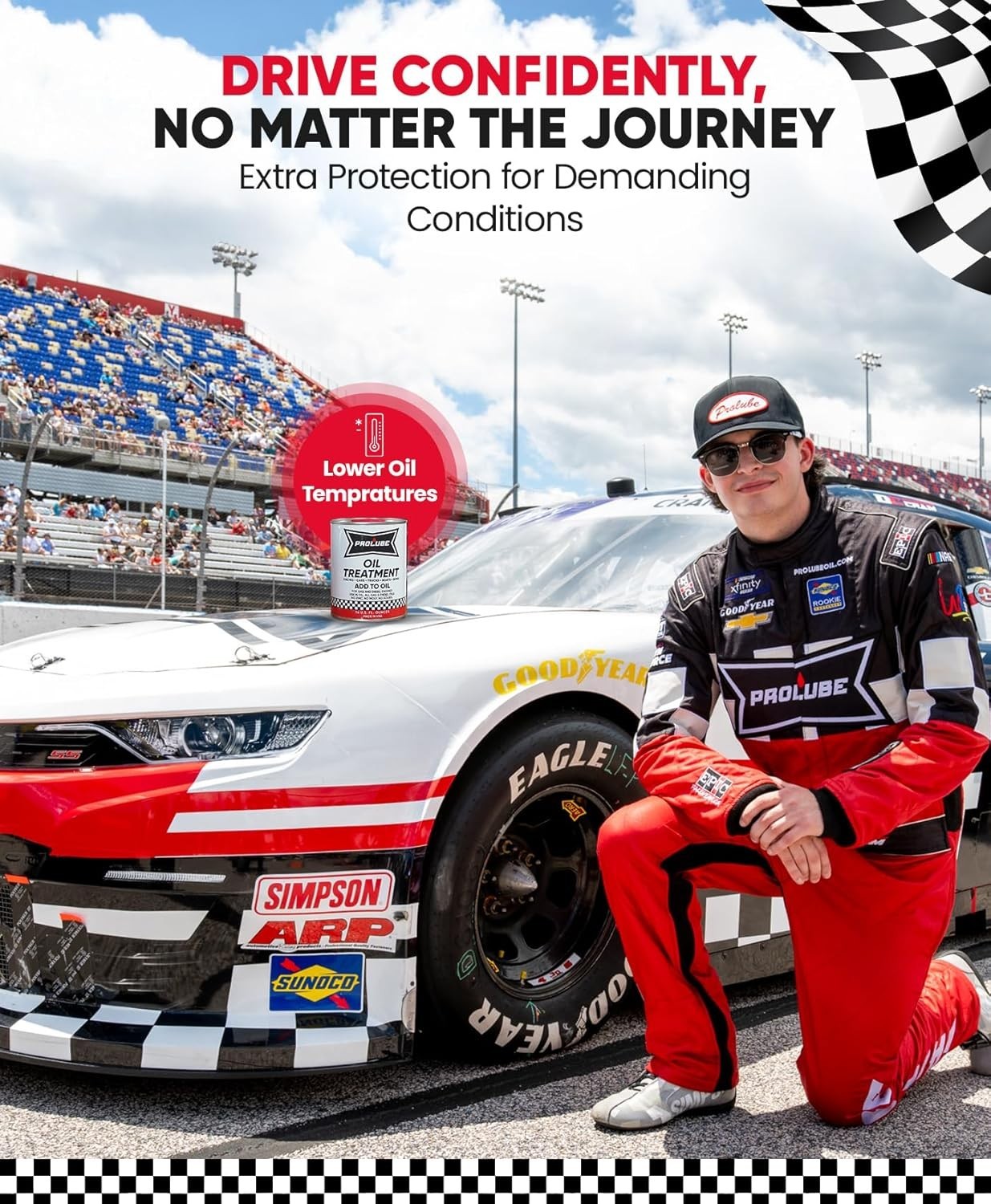 Prolube Engin Oil Treatment 16 oz - Engine Oil Additive for Gas & Diesel Engines