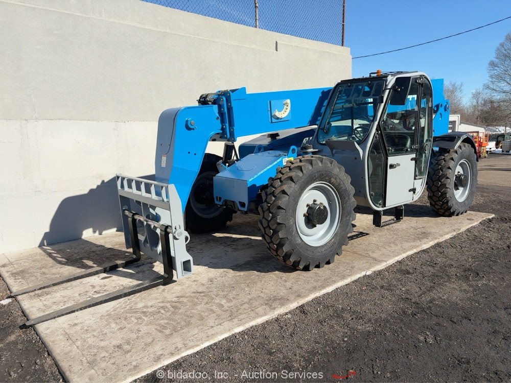 2014 Genie GTH-844 44' 8k lb Telescopic Reach Forklift Telehandler Cab bidadoo