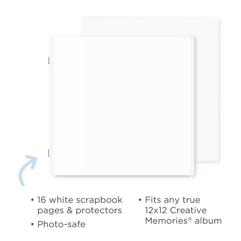 Creative Memories TRUE 12x12 Refill Pages & Protectors