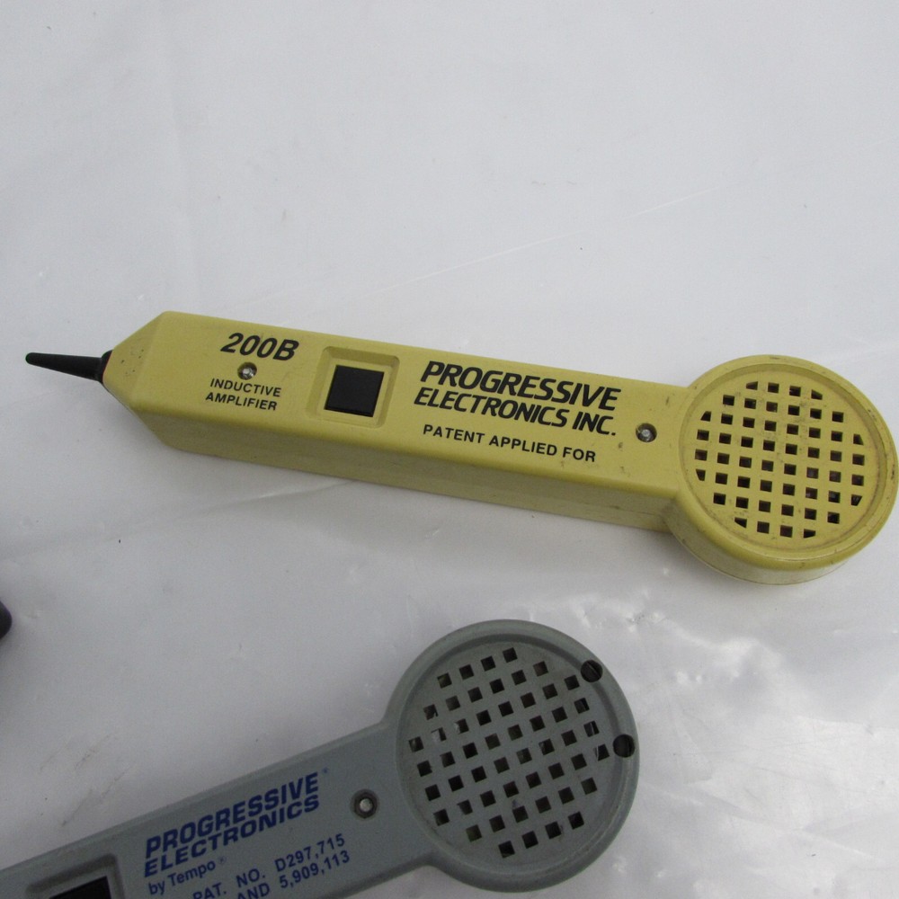 Progressive Electronics 200EP 200B Inductive Amplifiers 77HP Tracer 2 - Untested