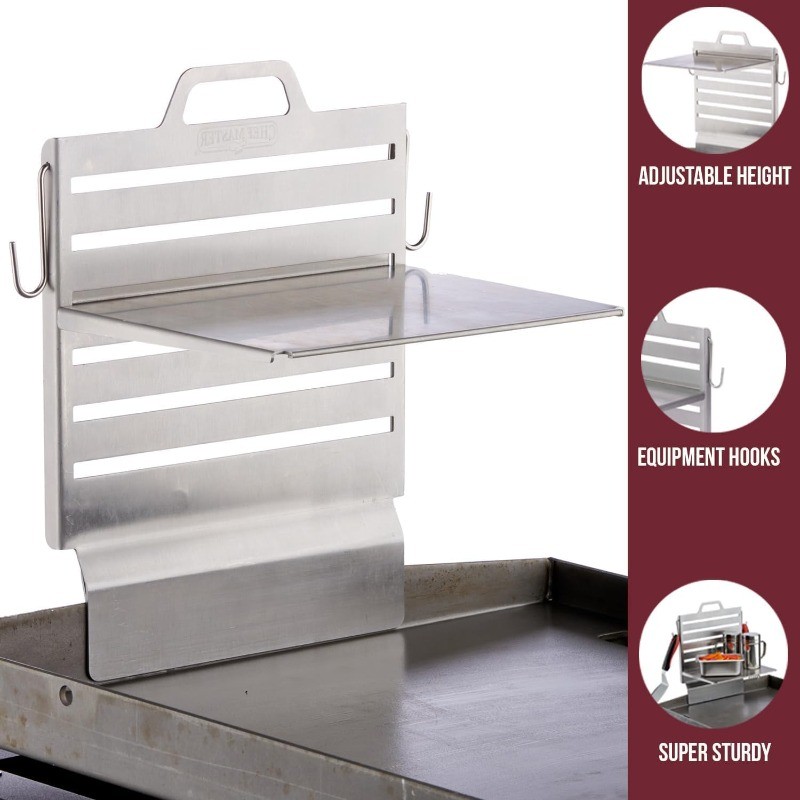 Steam Pan Insert & Adjustable Griddle Shelf Set – Organizer & Condiment Holder